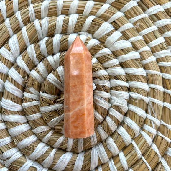 Orange Calcite Point - Picture 3 of 4